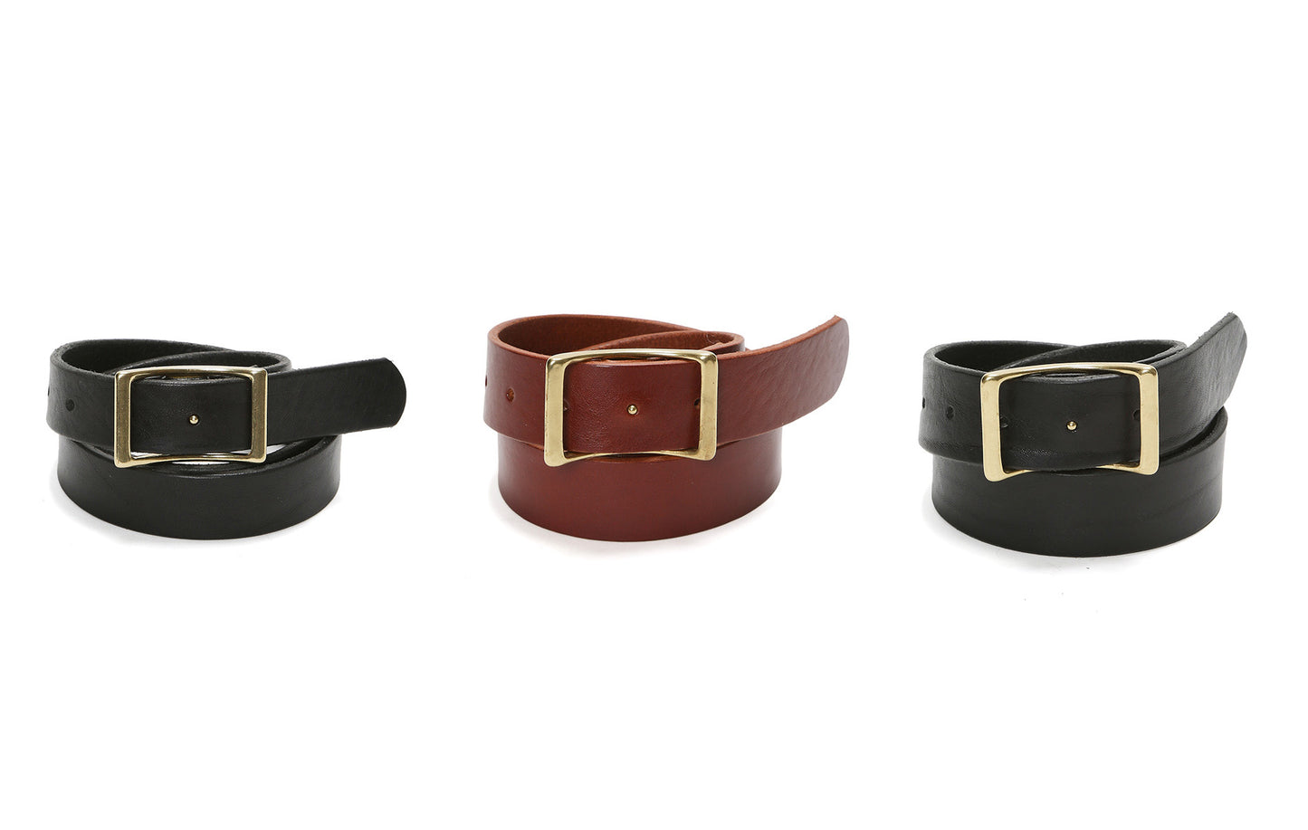 SangDansTous -Black Leather Belt - Narrow image 1