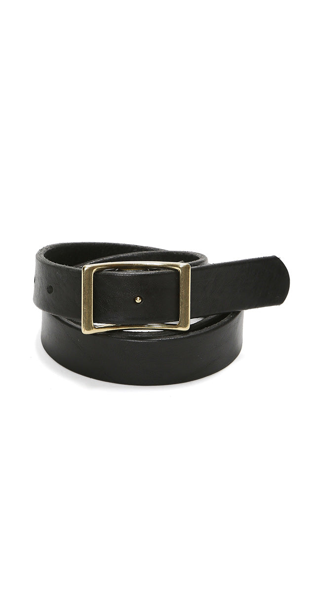 SangDansTous -Black Leather Belt - Narrow image 0