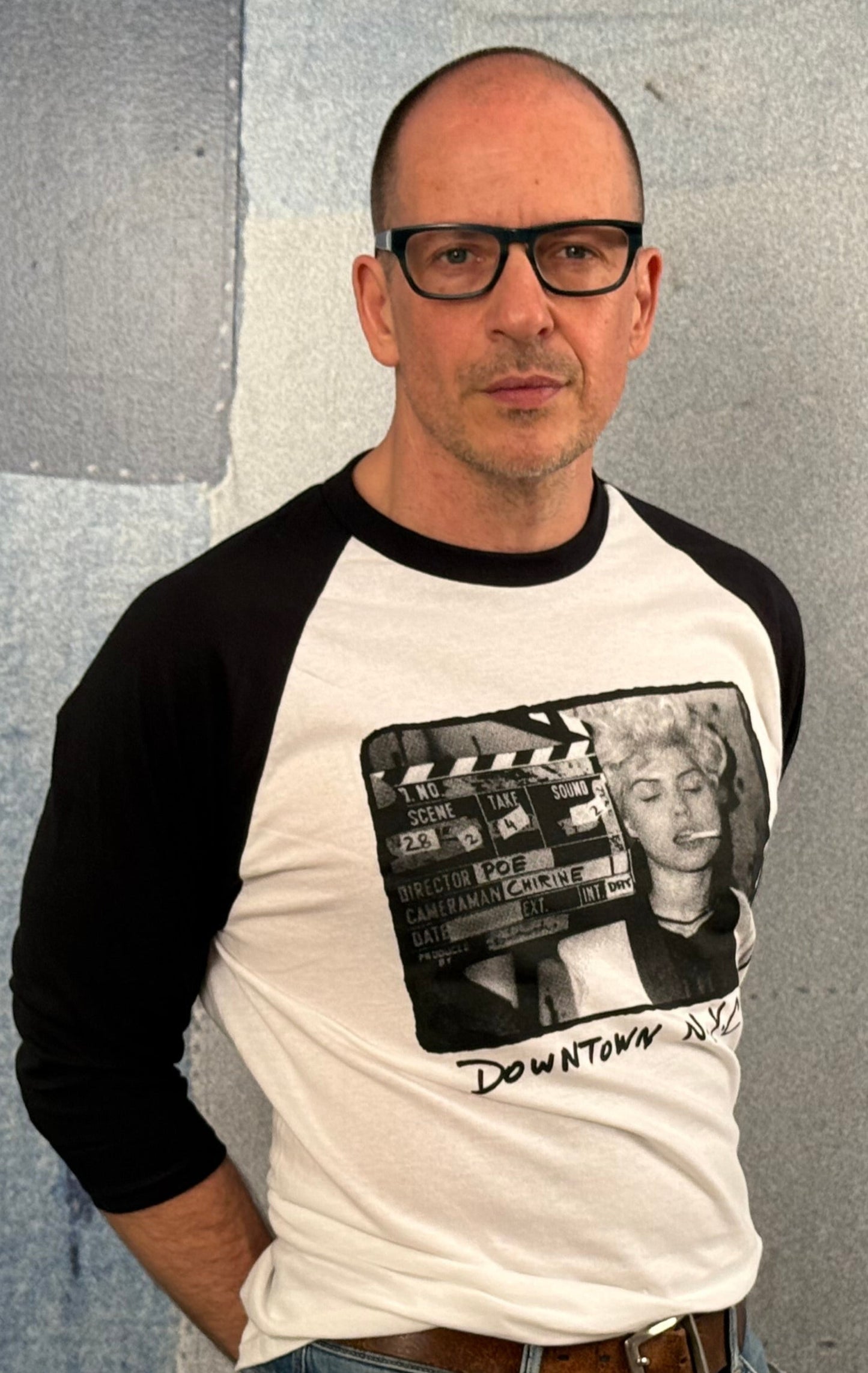 Debbie Harry (Clapperboard) Downtown N.Y.C. Baseball Shirt.