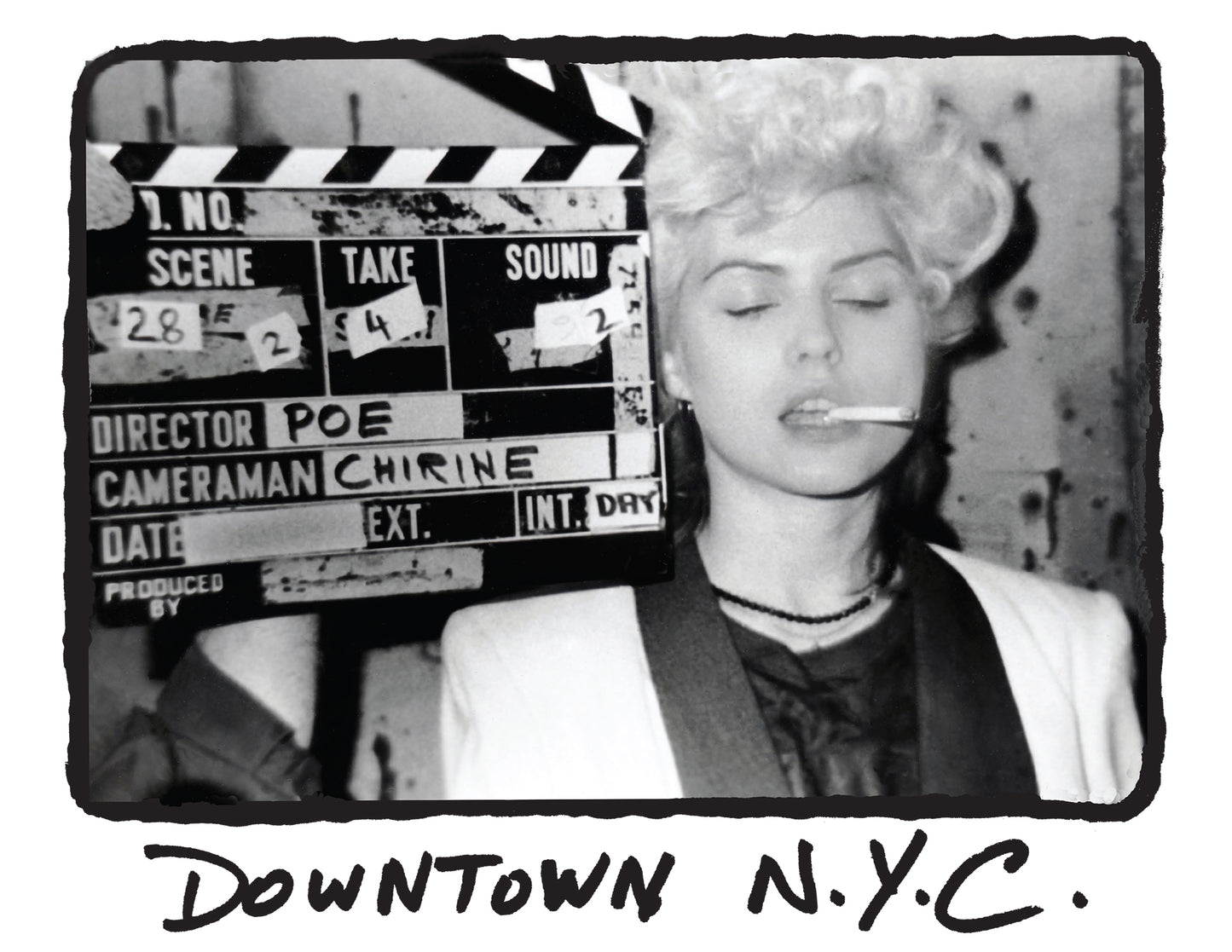 Debbie Harry (Clapperboard) Downtown N.Y.C. T-Shirt. image 0