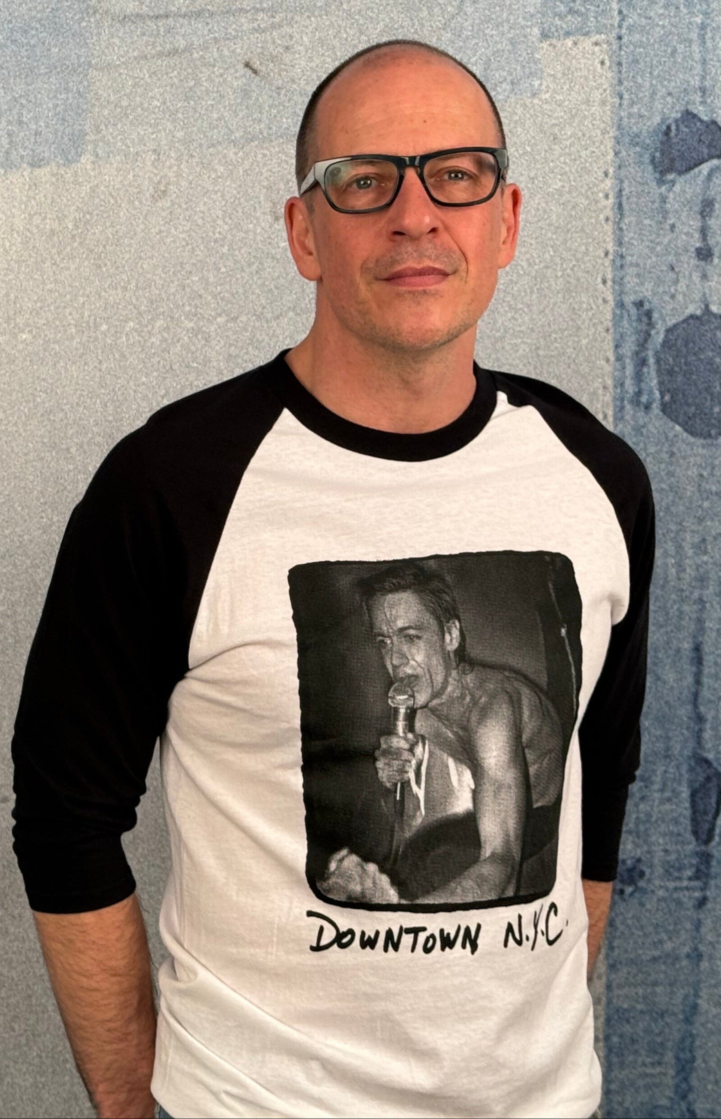 Iggy Pop Downtown N.Y.C. Baseball Shirt