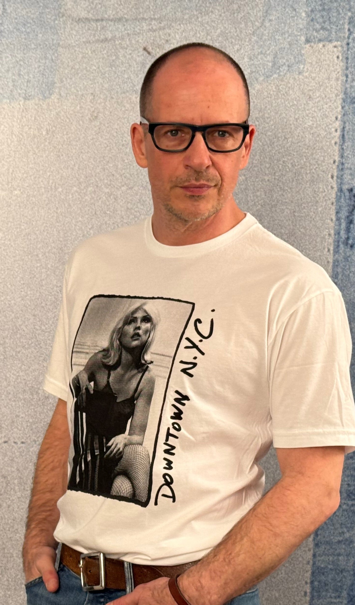Debbie Harry (Sitting) Downtown N.Y.C. T-Shirt.