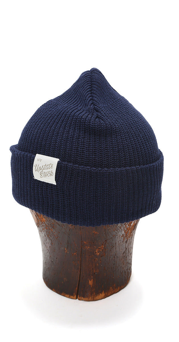 Navy Upcycled Wool  WatchCap image 0