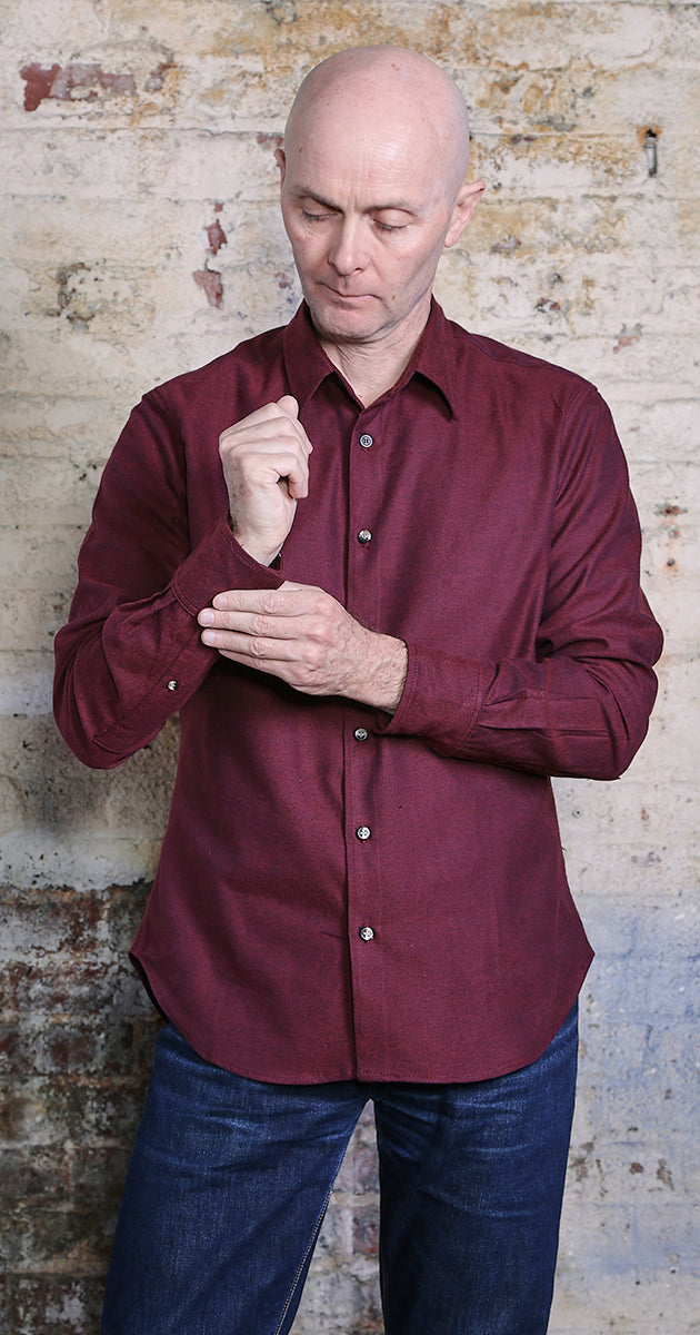 Deep Red Flannel image 2