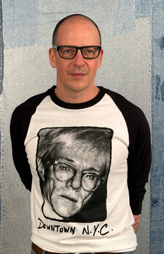 Andy Warhol Downtown N.Y.C. Baseball Shirt.