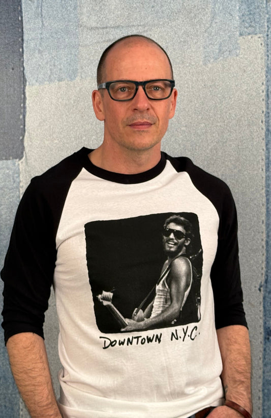 Bruce Springsteen Downtown N.Y.C. Baseball Shirt.