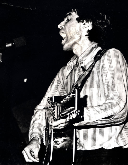 David Byrne of Talking Heads at CBGB's.
