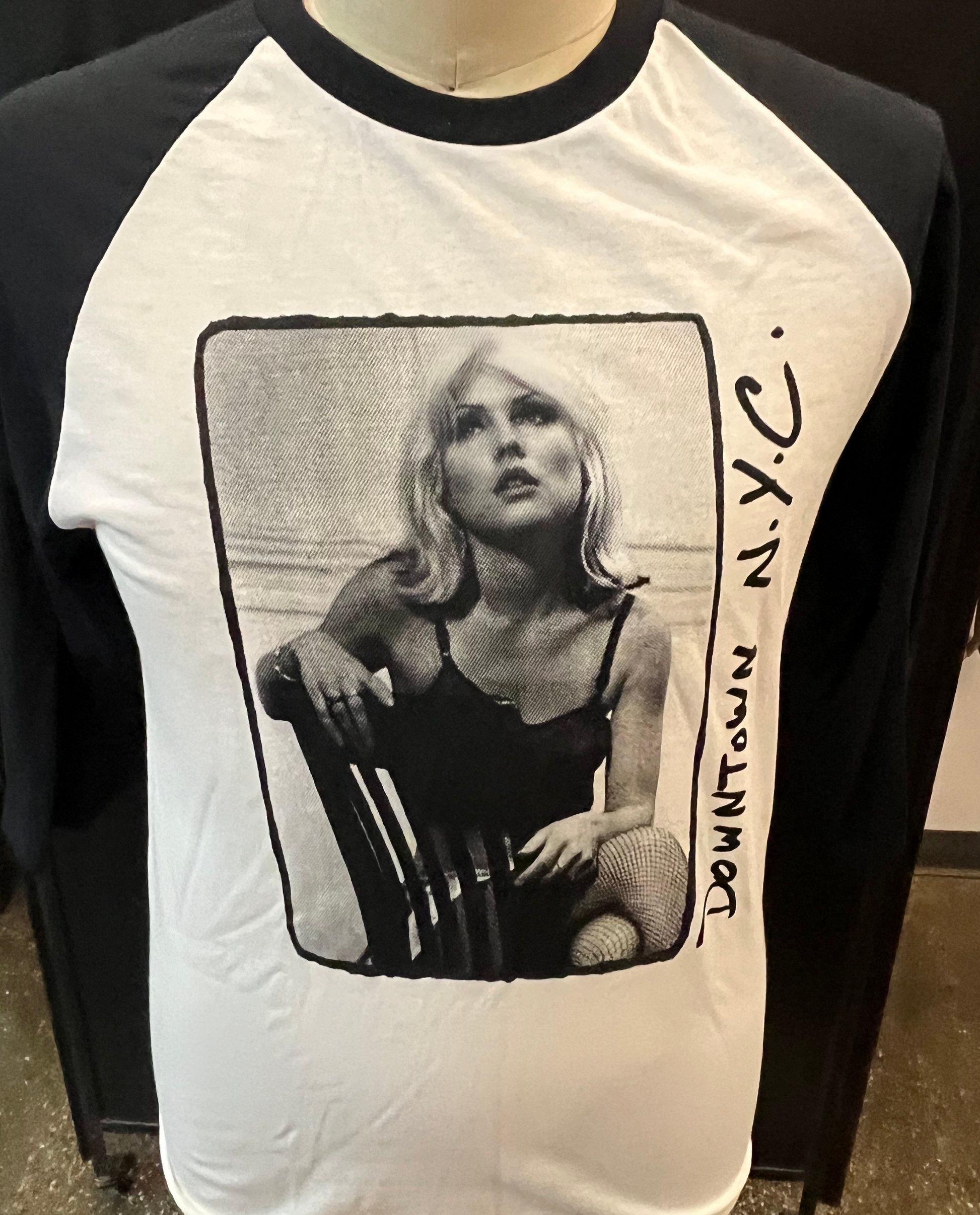 Debbie Harry (Sitting) Downtown N.Y.C. Baseball Shirt image 0