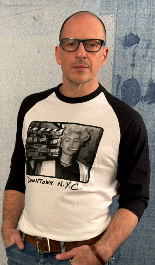 Debbie Harry (Clapperboard) Downtown N.Y.C. Baseball Shirt.