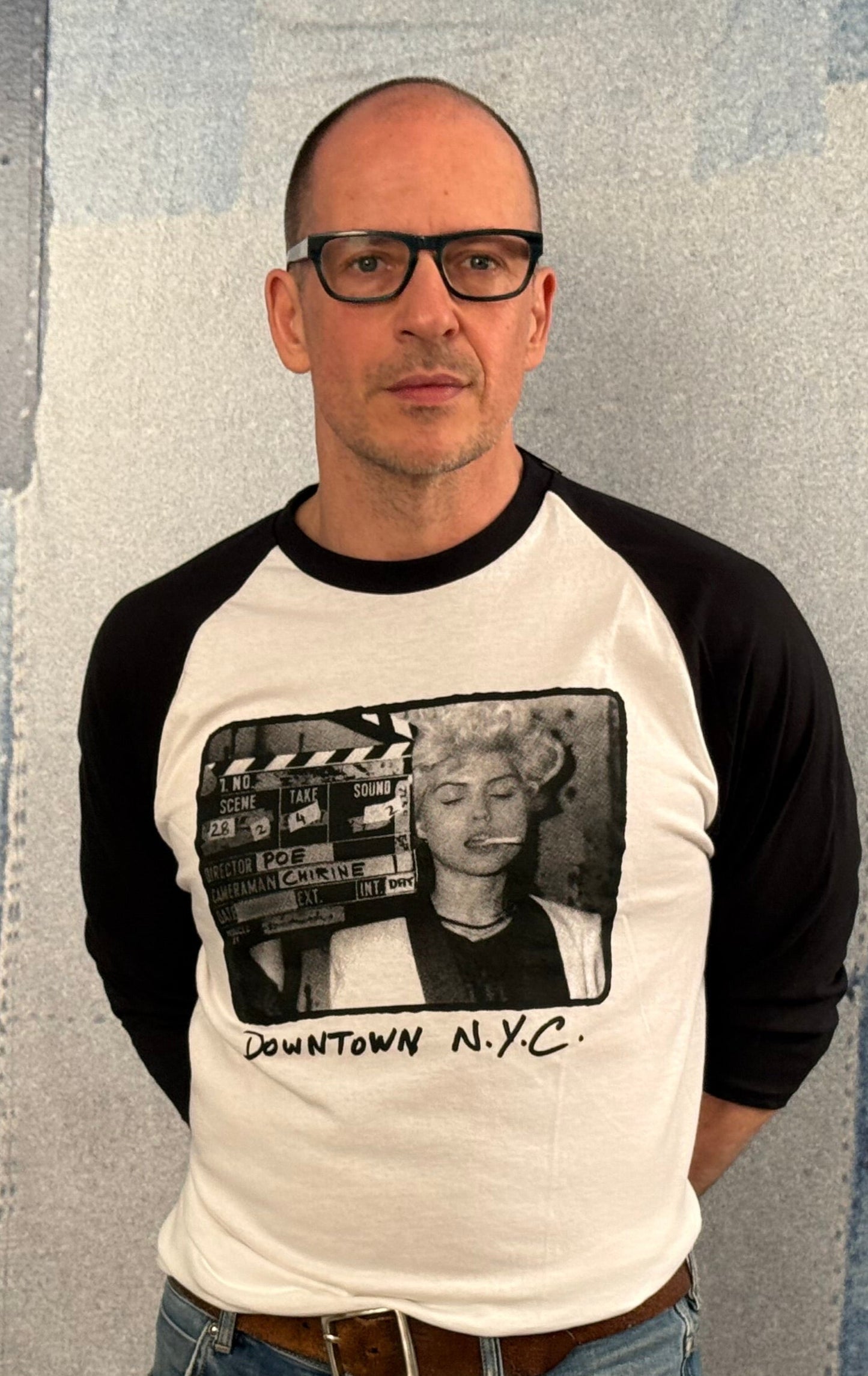 Debbie Harry (Clapperboard) Downtown N.Y.C. Baseball Shirt.