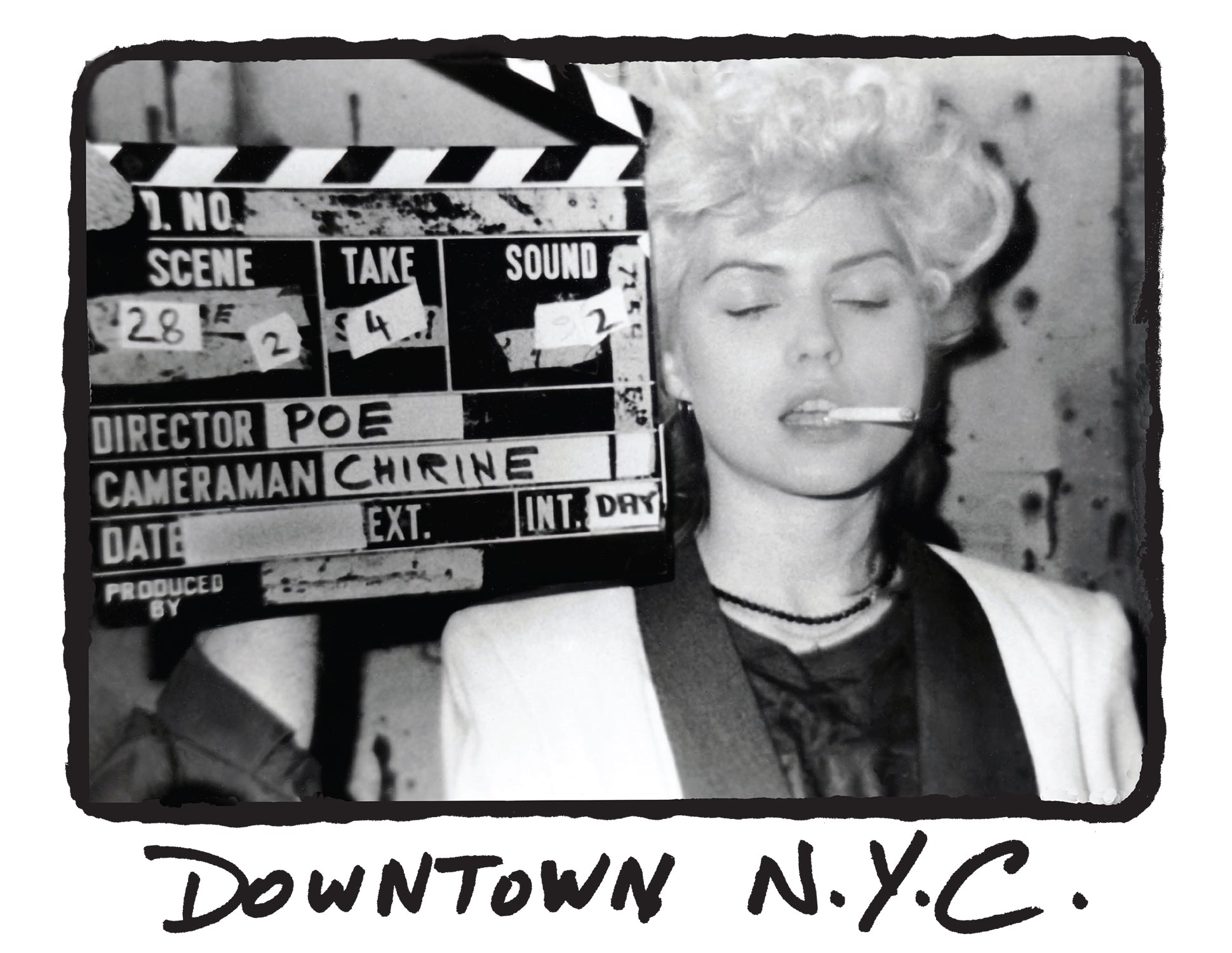 Debbie Harry (Clapperboard) Downtown N.Y.C. T-Shirt. image 0