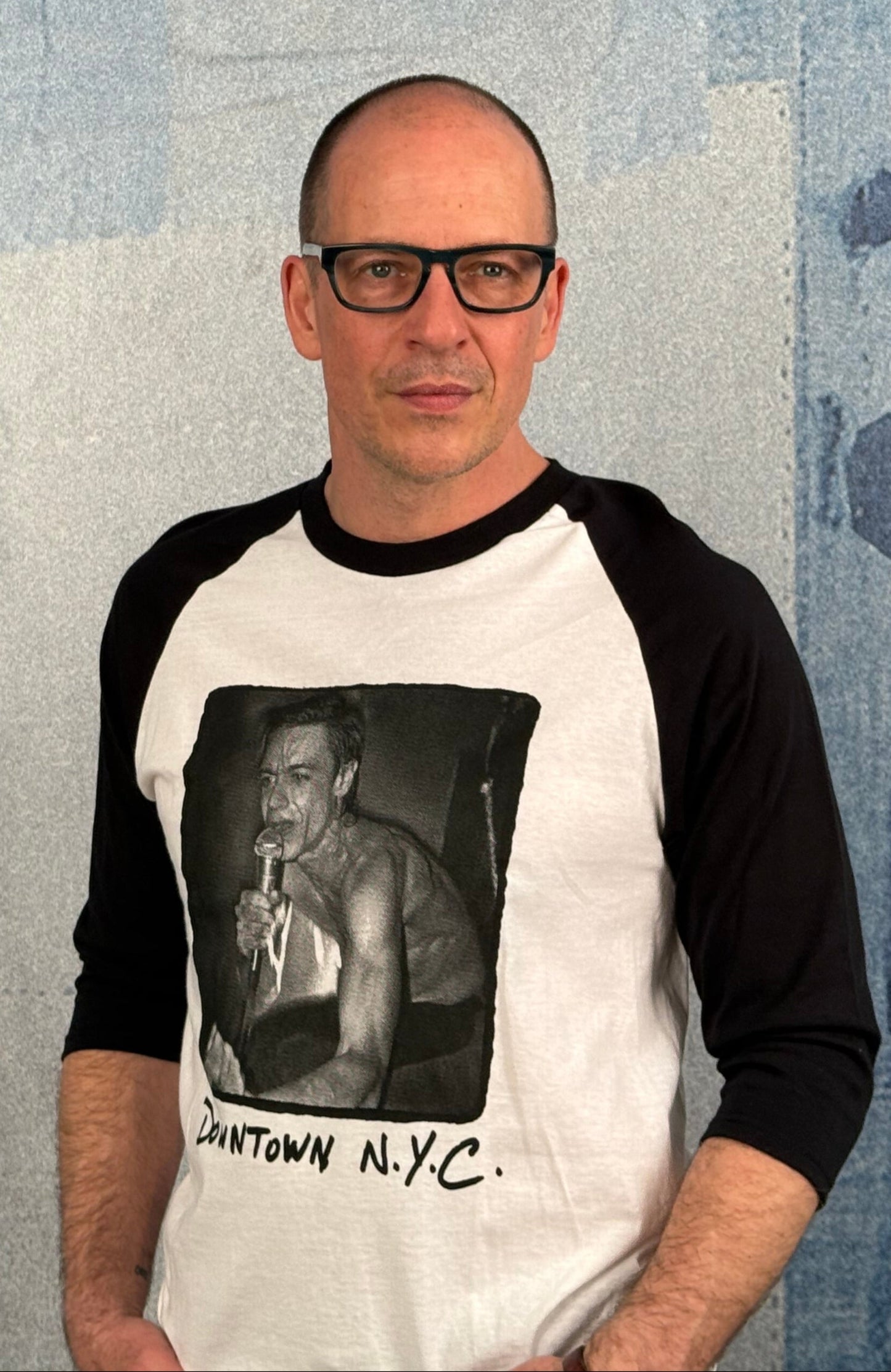 Iggy Pop Downtown N.Y.C. Baseball Shirt