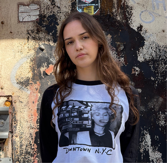 Debbie Harry (Clapperboard) Downtown N.Y.C. Baseball Shirt.