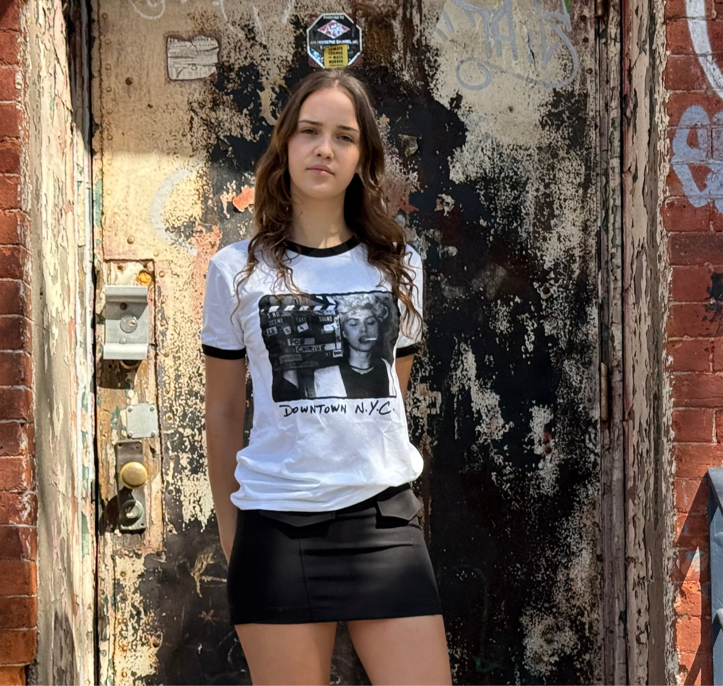 Debbie Harry (Clapperboard) Downtown N.Y.C. T-Shirt.