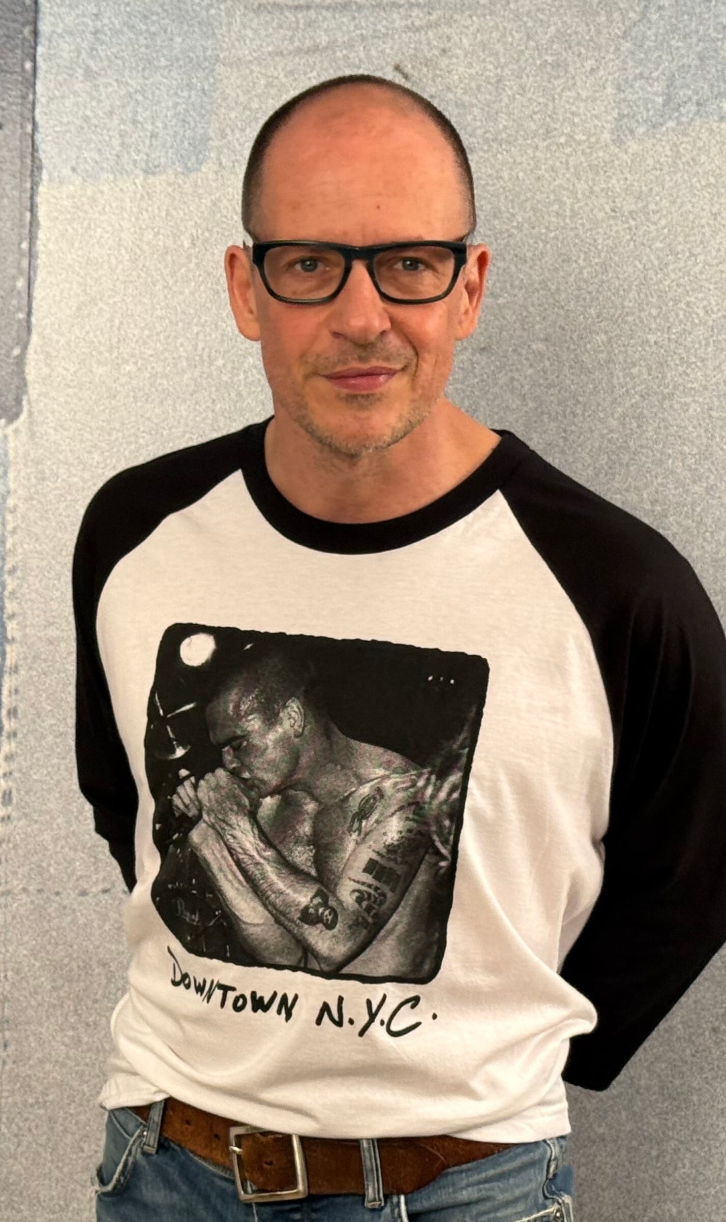 Henry Rollins Downtown N.Y.C. Baseball Shirt.