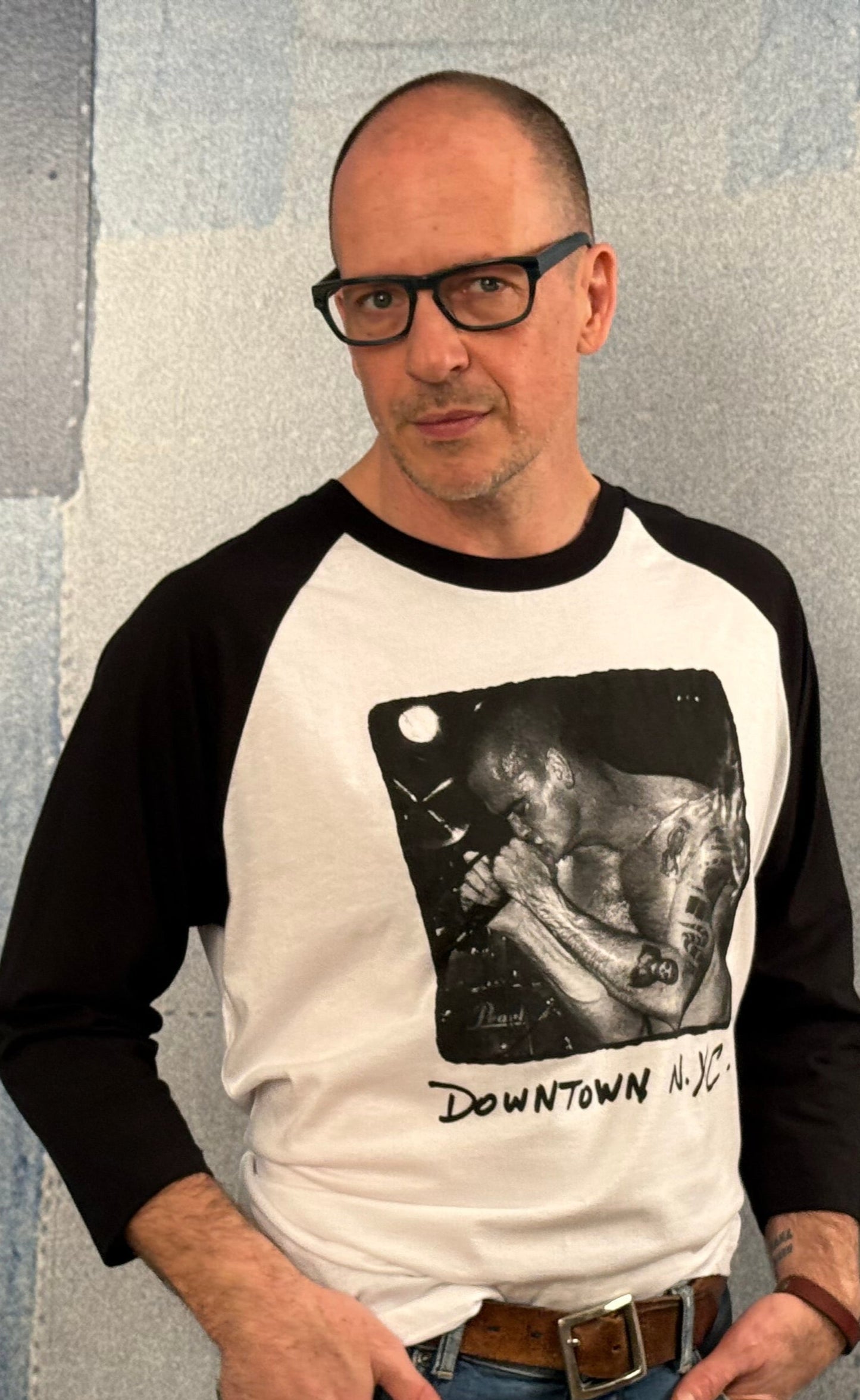Henry Rollins Downtown N.Y.C. Baseball Shirt.