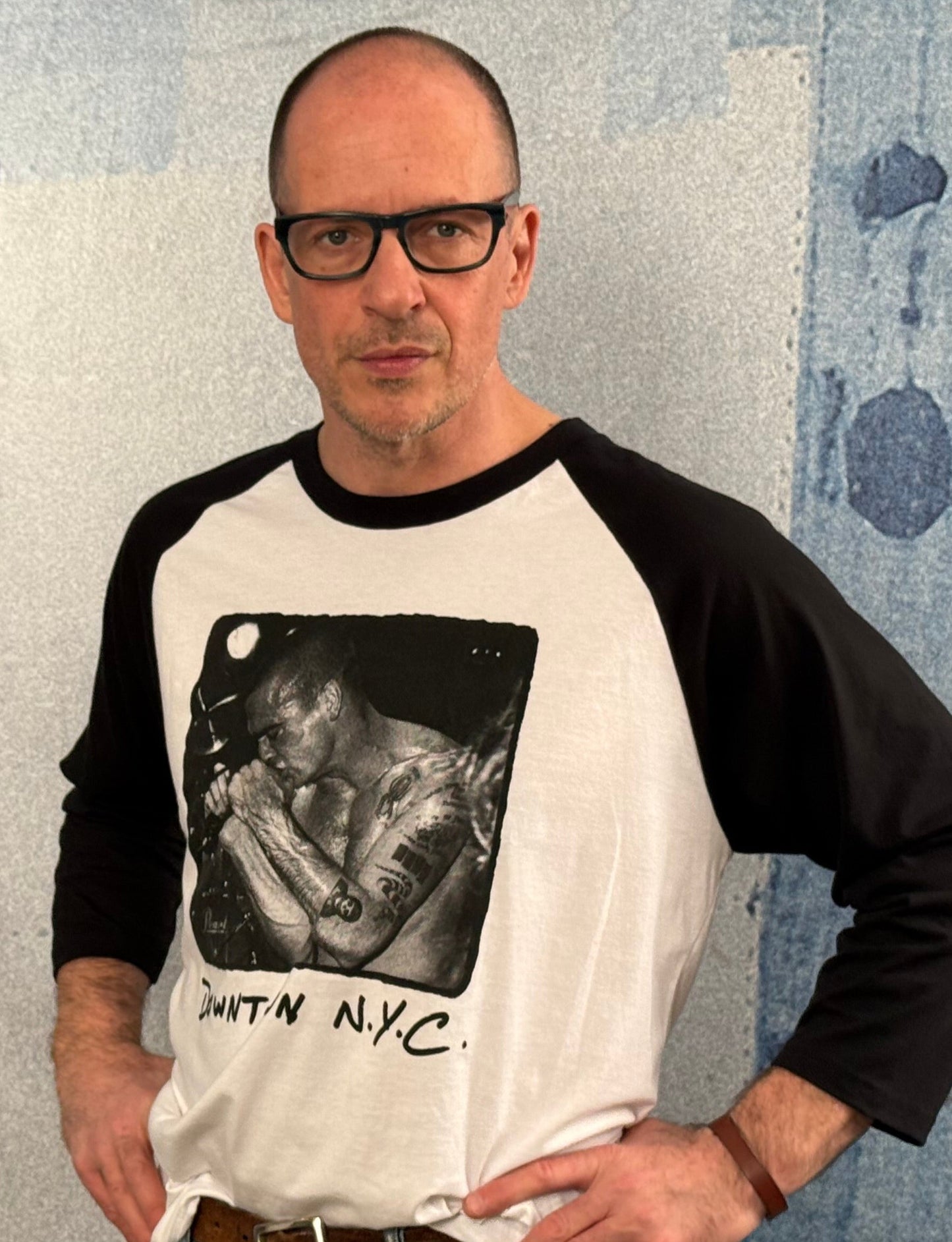 Henry Rollins Downtown N.Y.C. Baseball Shirt.