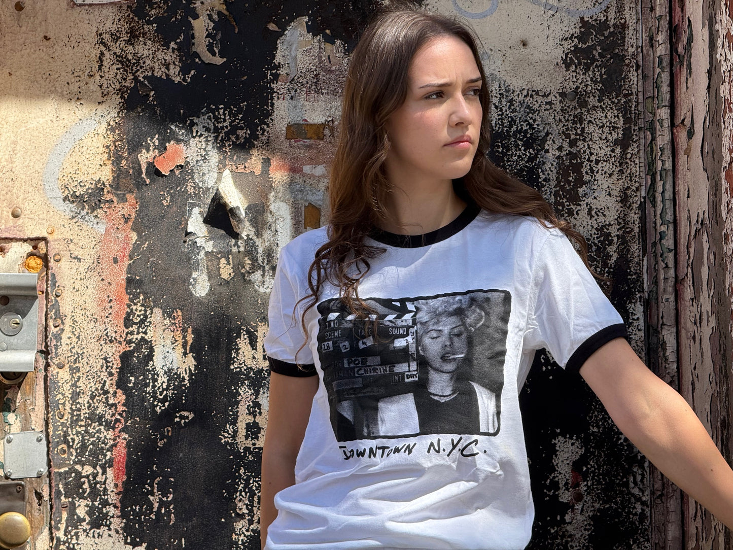 Debbie Harry (Clapperboard) Downtown N.Y.C. T-Shirt.