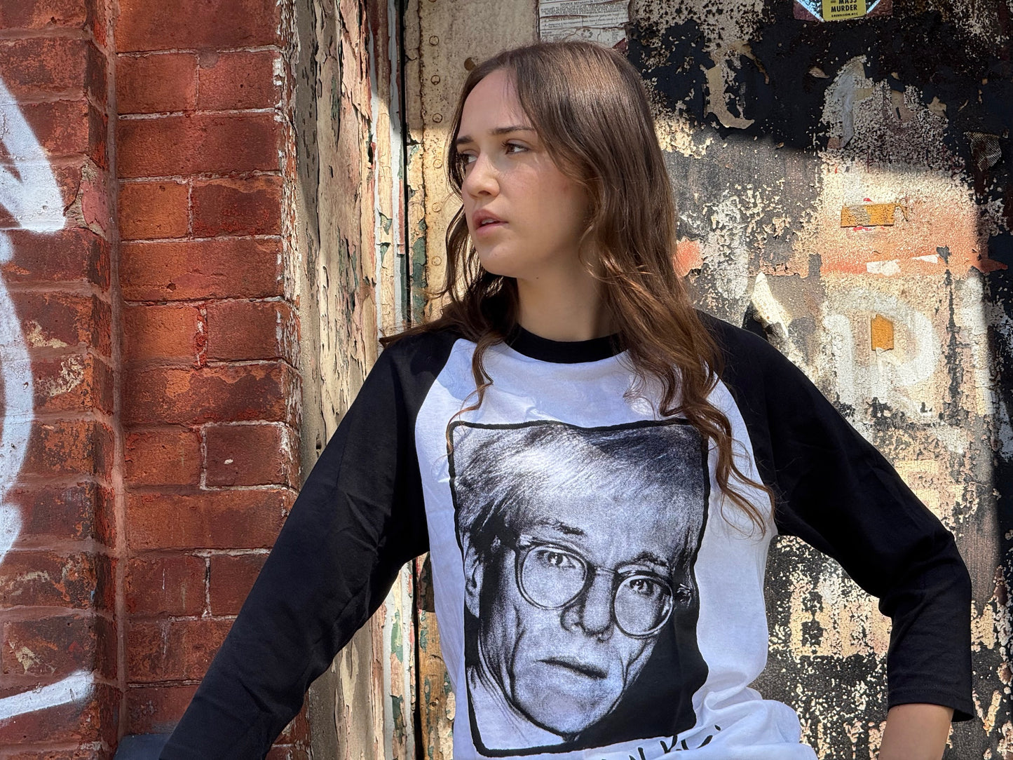 Andy Warhol Downtown N.Y.C. Baseball Shirt.