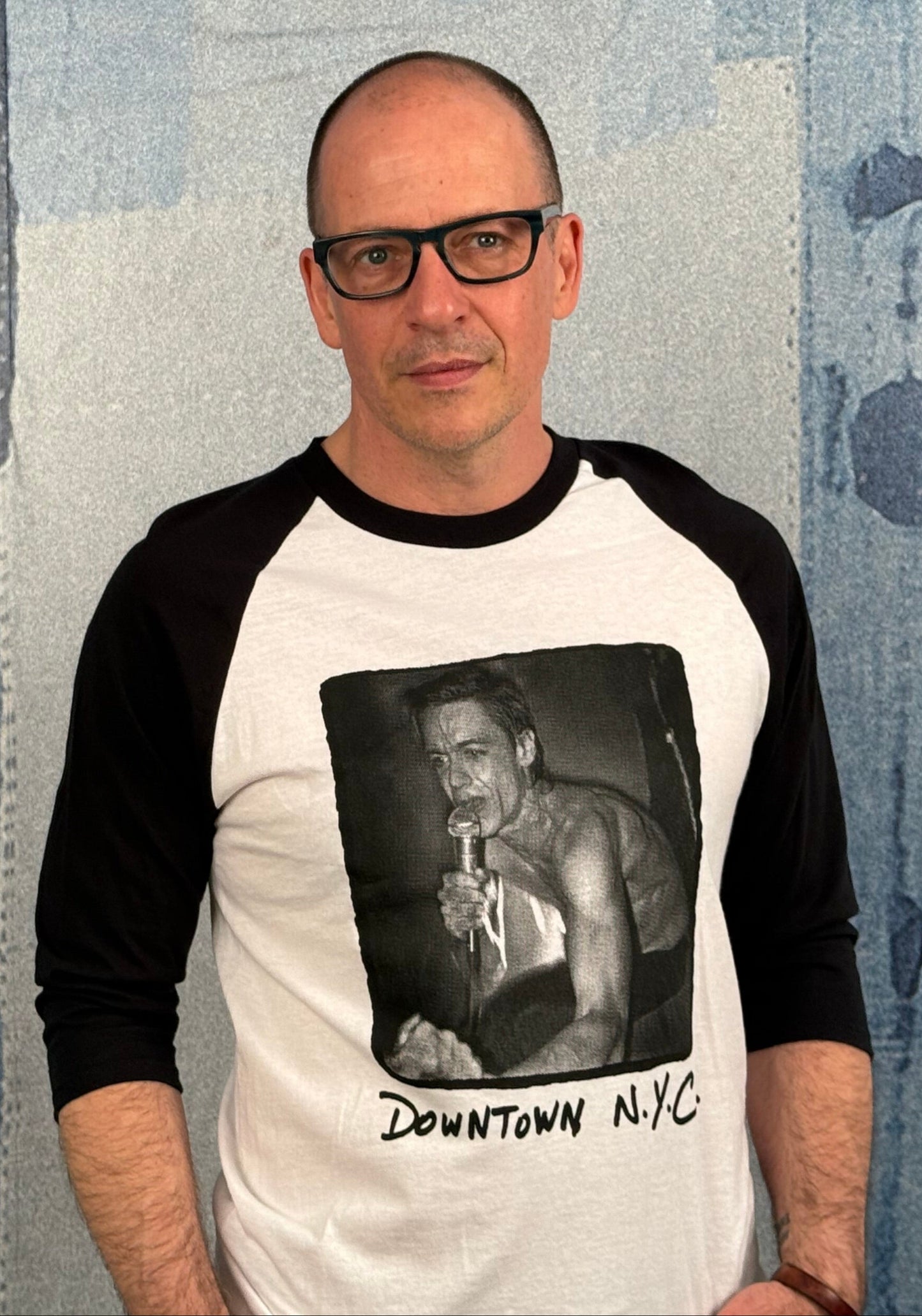 Iggy Pop Downtown N.Y.C. Baseball Shirt