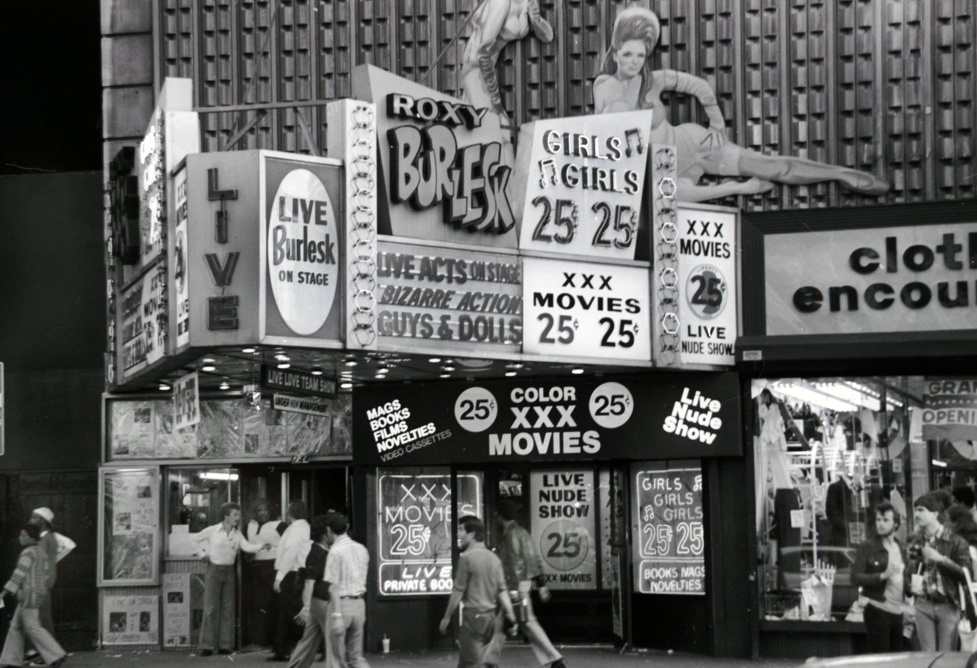 Roxy Burlesque, Times Square, 1978. image 0