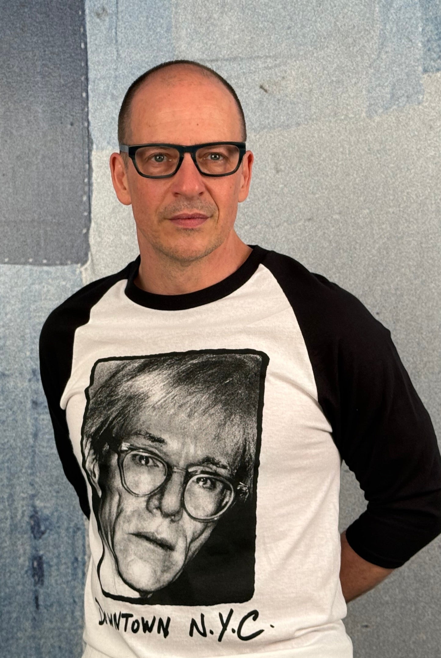 Andy Warhol Downtown N.Y.C. Baseball Shirt.
